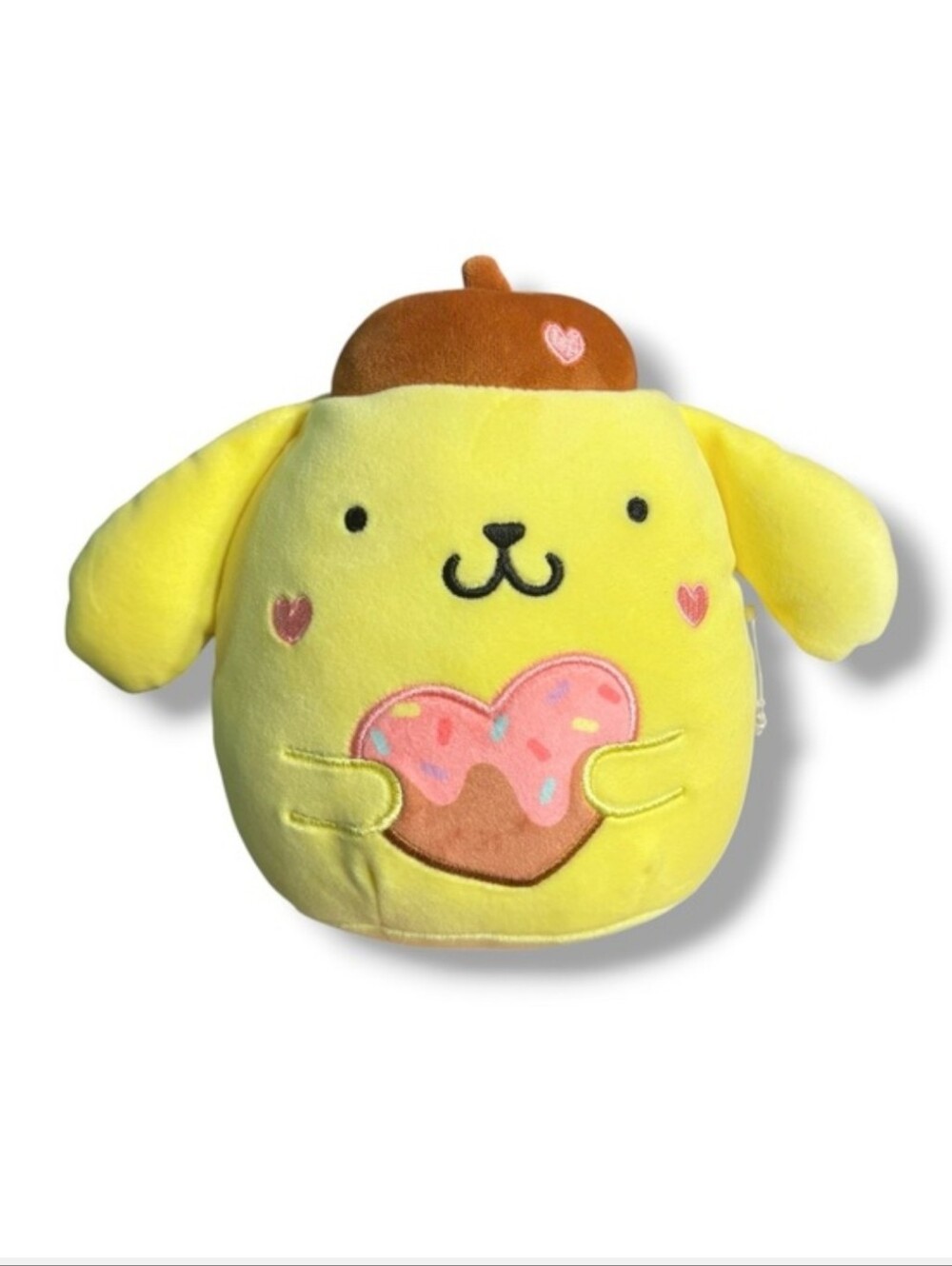 SQUISHMALLOWS Hello Sanrio Pompompurin Valentines’ Plush 7”
